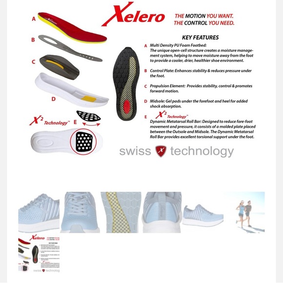 Xelero Steadfast Women’s Light Blue/White Athletic Sneaker X96036-Size 10 - Picture 16 of 16